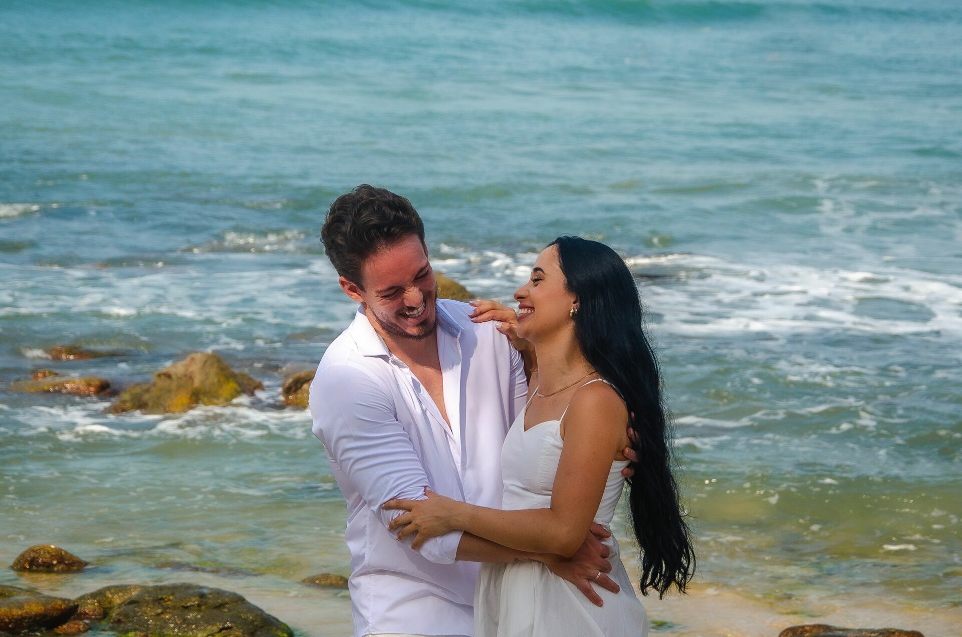 Foto Ensaio pré wedding documental na praia - Imagem 3