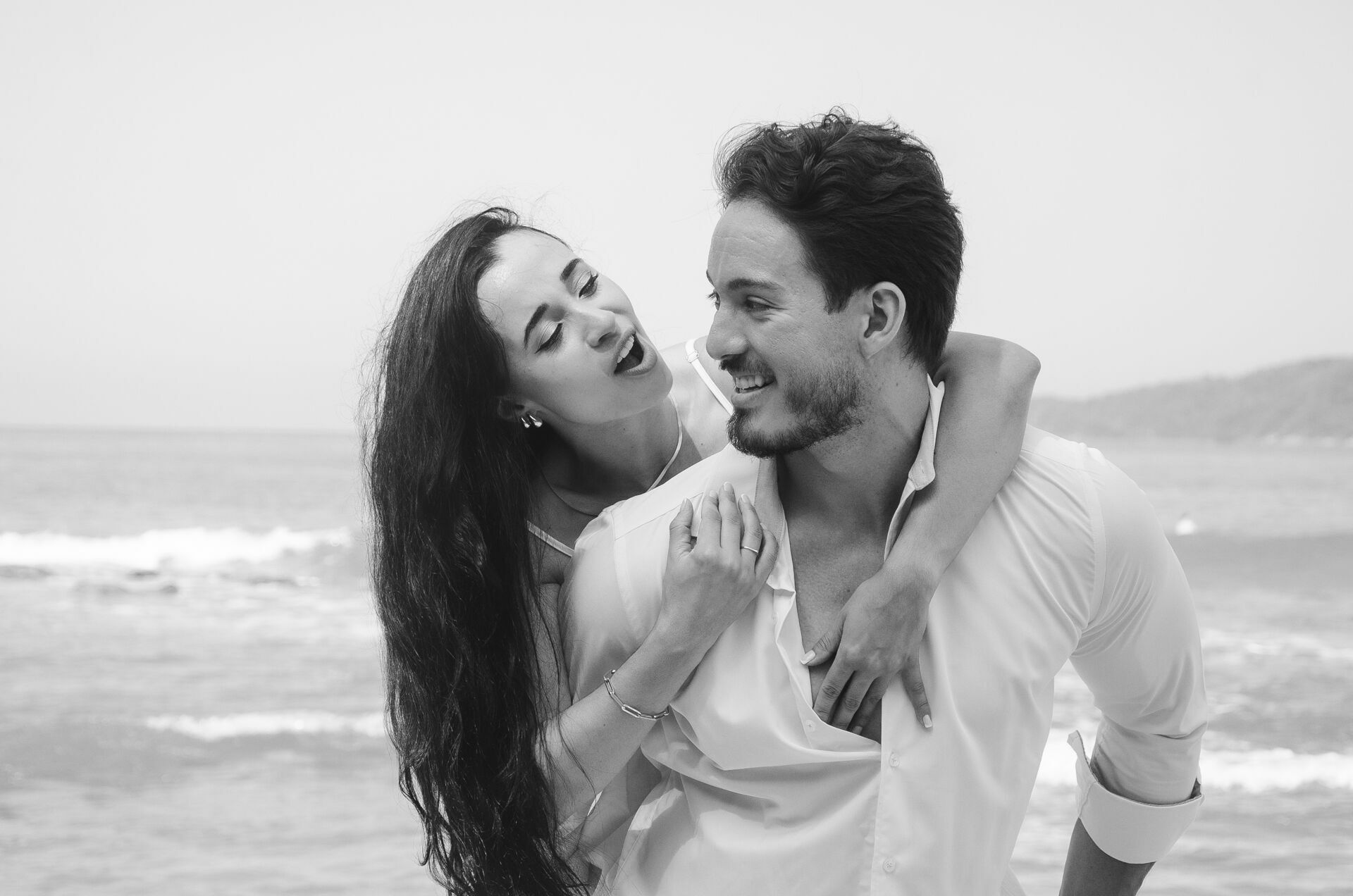 Foto Ensaio pré wedding documental na praia - Imagem 24