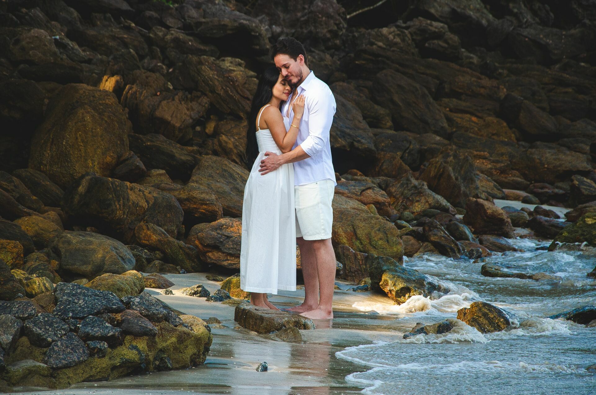 Foto Ensaio pré wedding documental na praia - Imagem 19