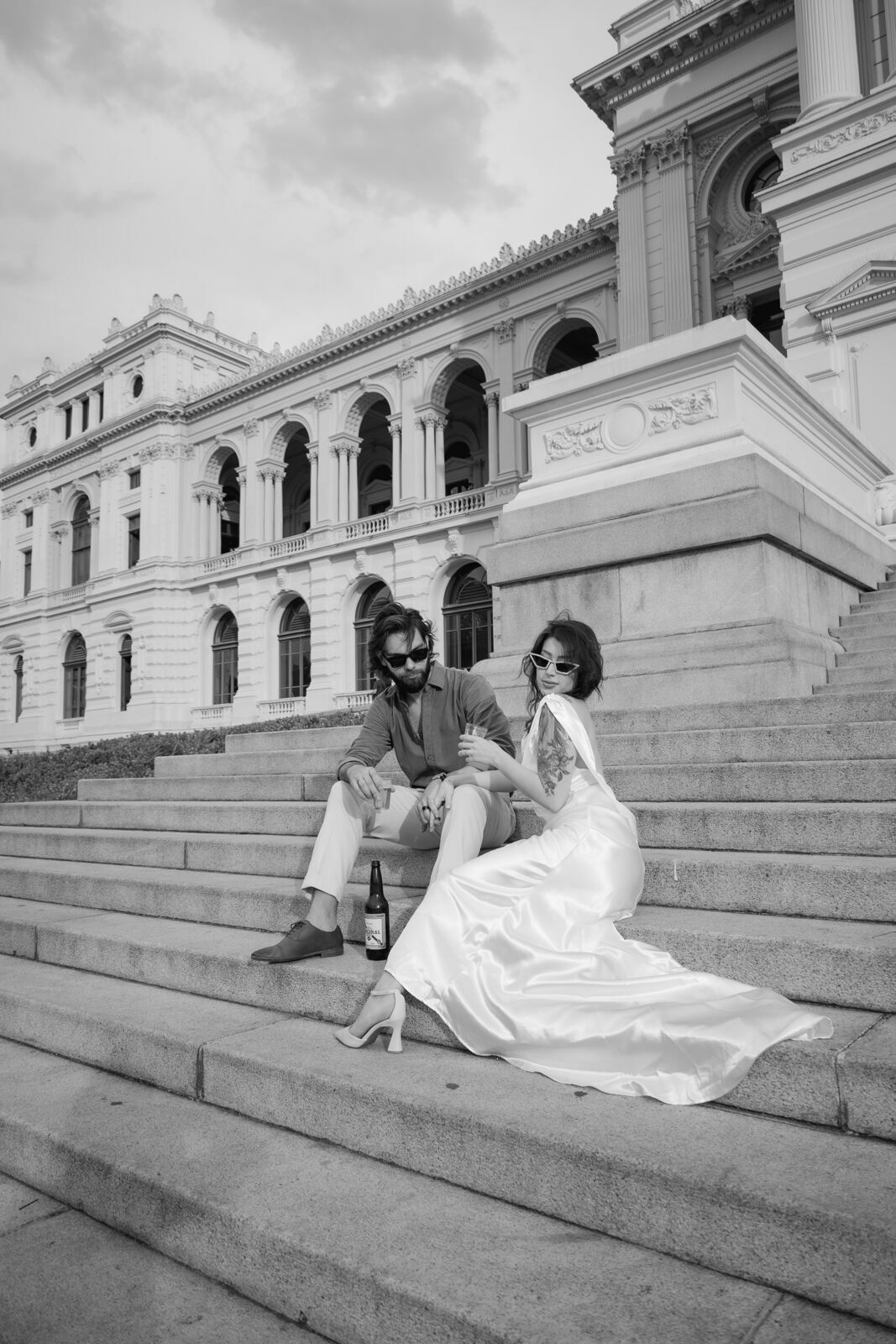 Foto Ensaio pré wedding documental museu do ipiranga sp - Imagem 3