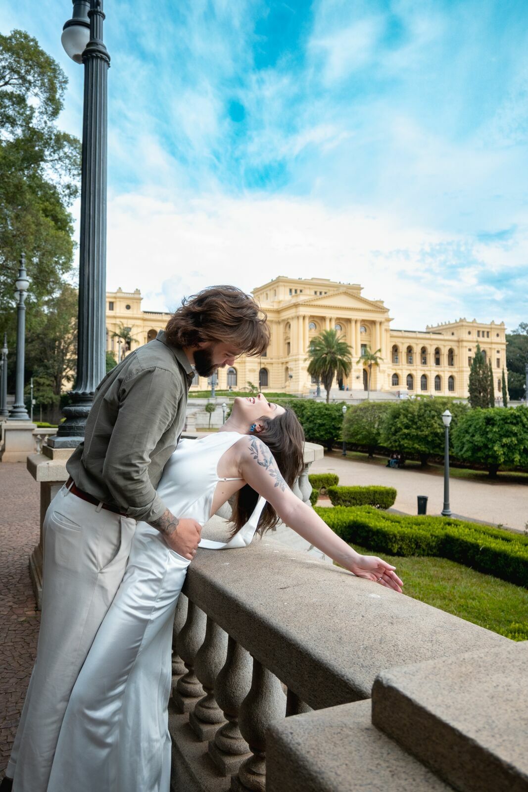 Foto Ensaio pré wedding documental museu do ipiranga sp - Imagem 0