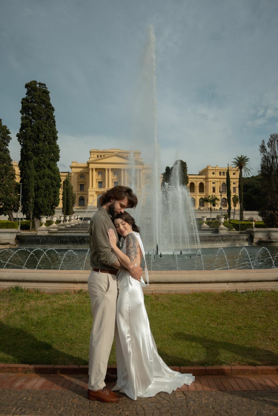 Foto Ensaio pré wedding documental museu do ipiranga sp - Imagem 5