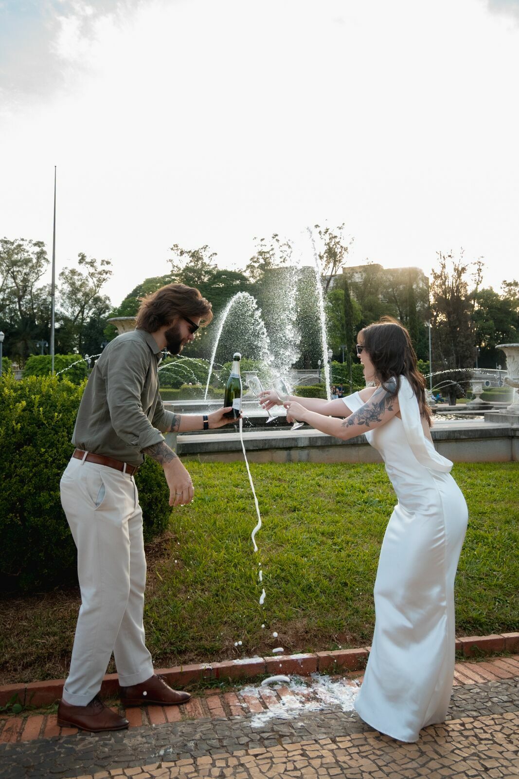 Foto Ensaio pré wedding documental museu do ipiranga sp - Imagem 31